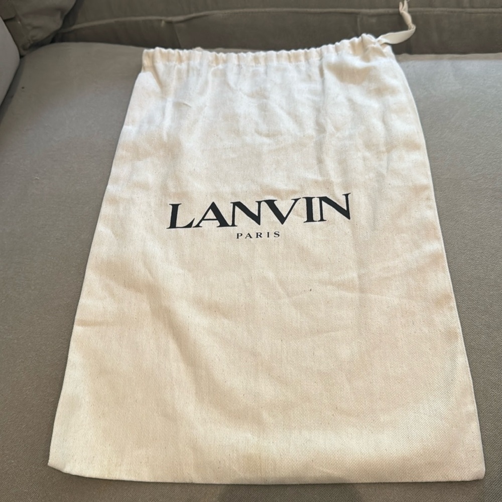 Paris Lanvin Dust Bag travel protection drawstring